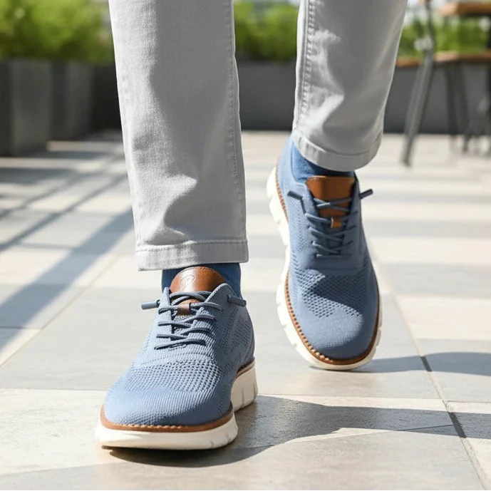 Breathable Mesh Casual Mens Shoes - VibreMode