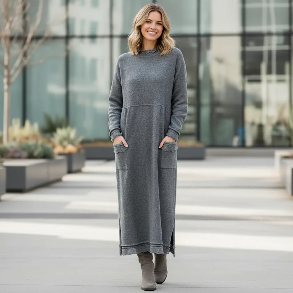 Comfortable Full Length Maxi Dress - VibreMode