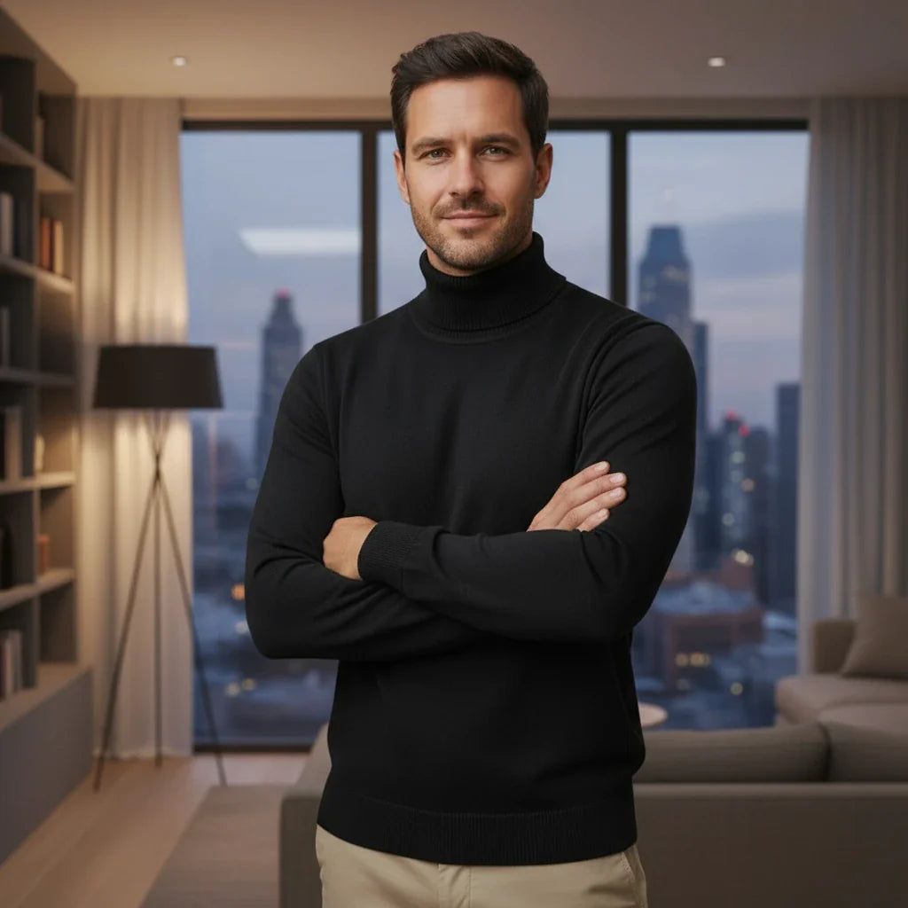 Classic Crew Neck Winter Sweater - VibreMode