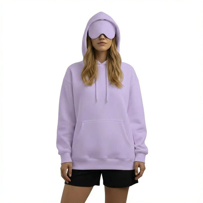 Travel Sleep Hoodie with Eye Mask - VibreMode