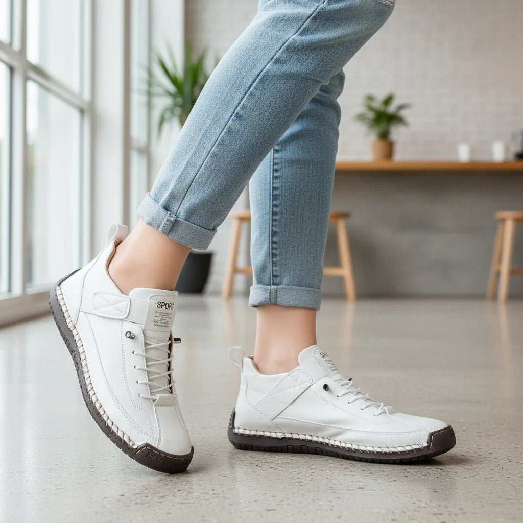 Supportive Lace Up High Top Running Shoes