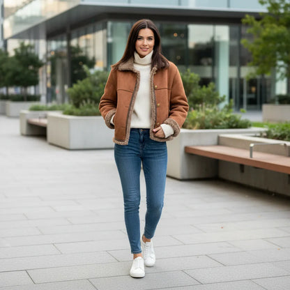 Luxury Faux Fur Lined Coat