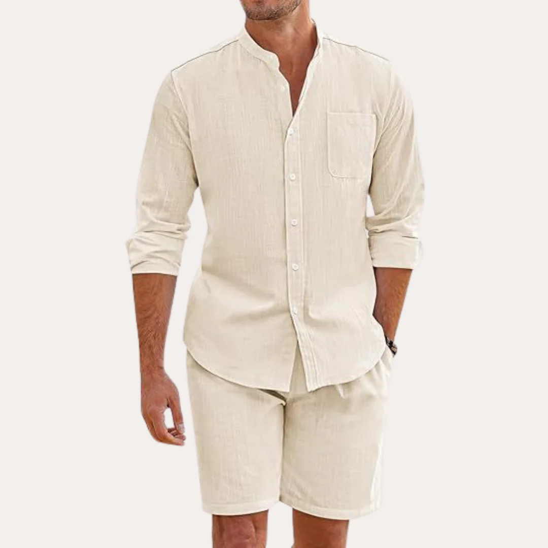 Men's Linen Summer Coordinating Set