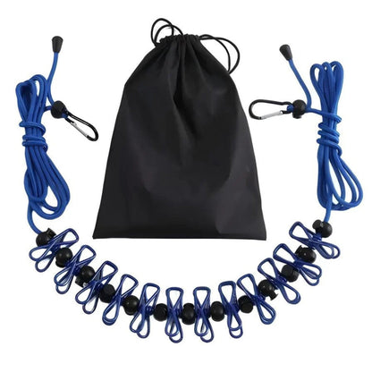 Retractable Portable Clothesline Windproof Travel
