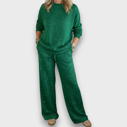 Women's Relaxed Two Piece Lounge Set - VibreMode