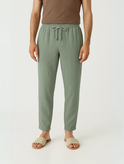 Men's Linen Pants Beige