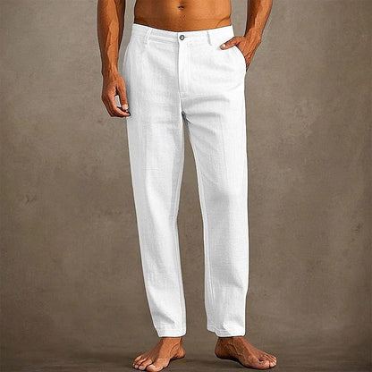 Men's Linen Capri Pants