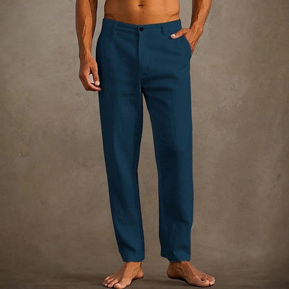 Men's Linen Capri Pants