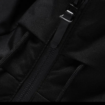 Men's Puffer Jacket Warm Elegant Down Black