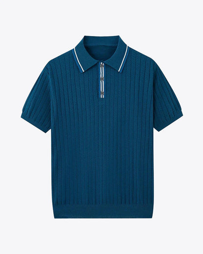 Men's Cotton Silk Polo Shirt