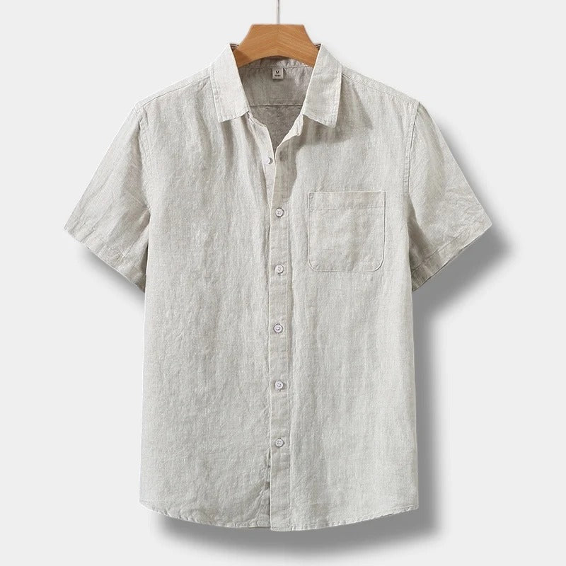 Men's Linen Shirt Old Money Style