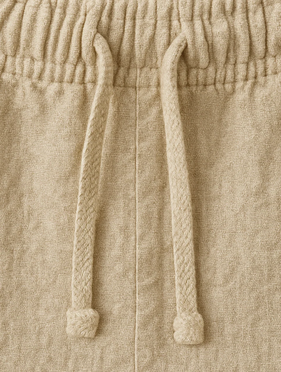 Men's Linen Shorts Beige