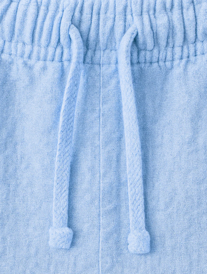 Men's Linen Shorts Old Money Blue