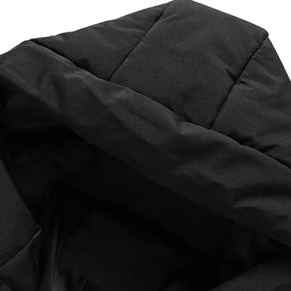 Men's Puffer Jacket Warm Elegant Down Black