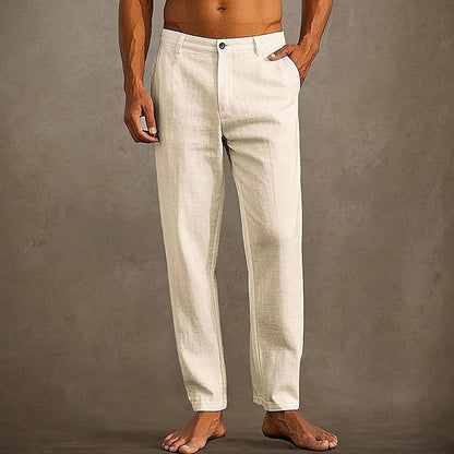 Men's Linen Capri Pants