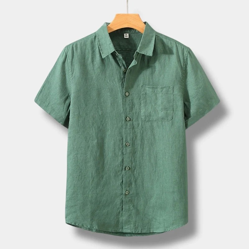 Men's Linen Shirt Old Money Style