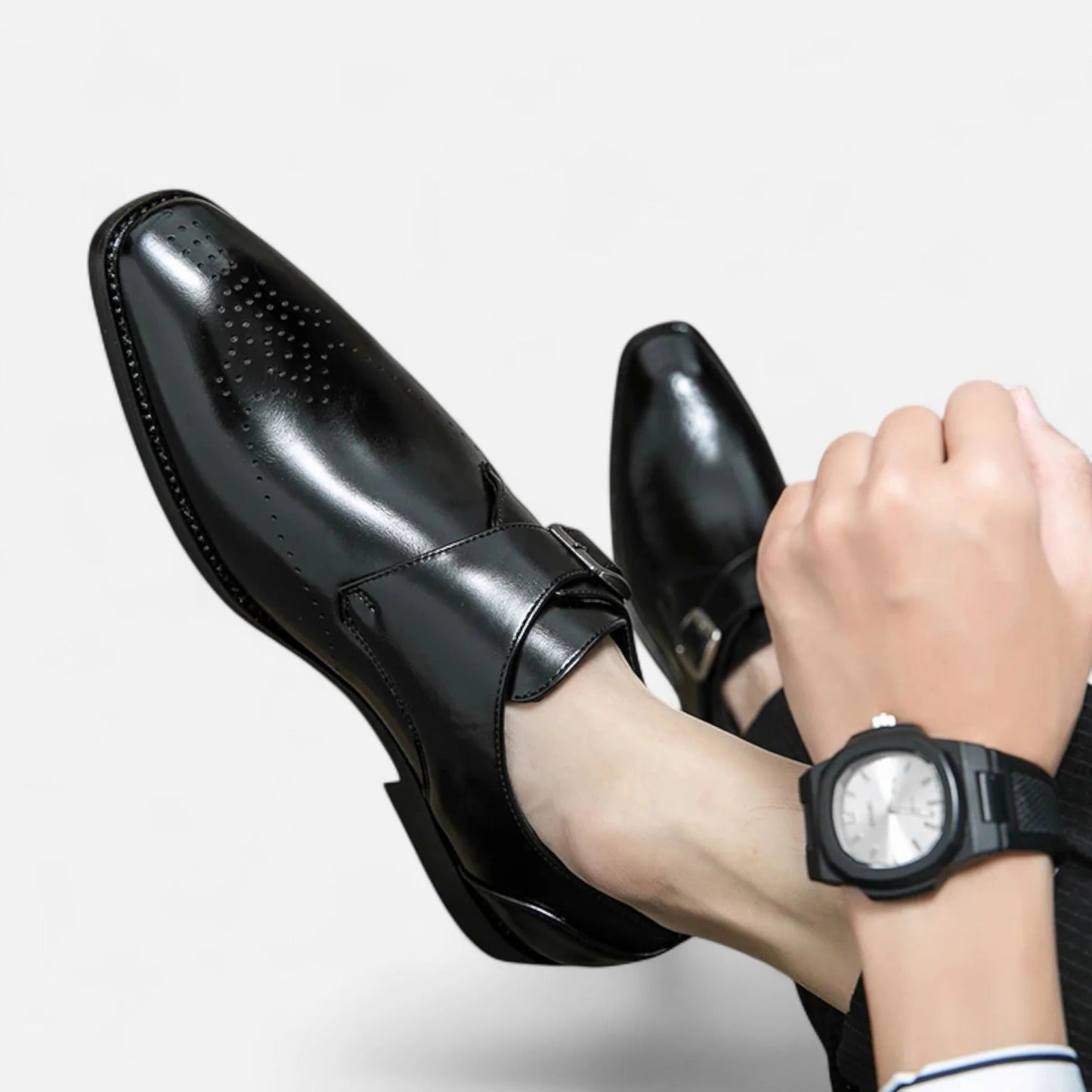 Men's Leather Dress Shoes Oxford Black