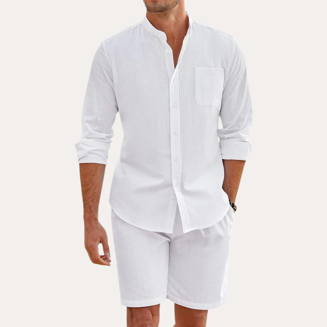 Men's Linen Summer Coordinating Set