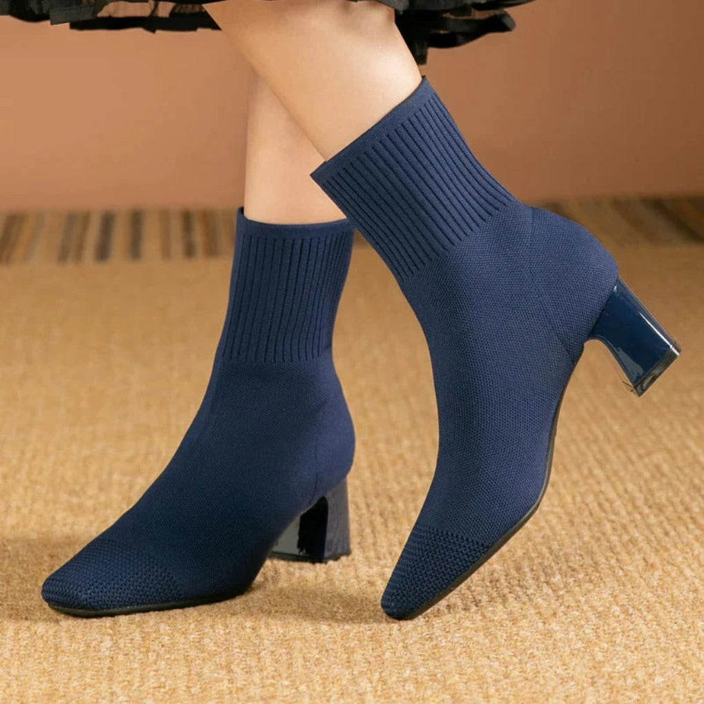 Women's Knitted Boot Socks Comfort Edge Design