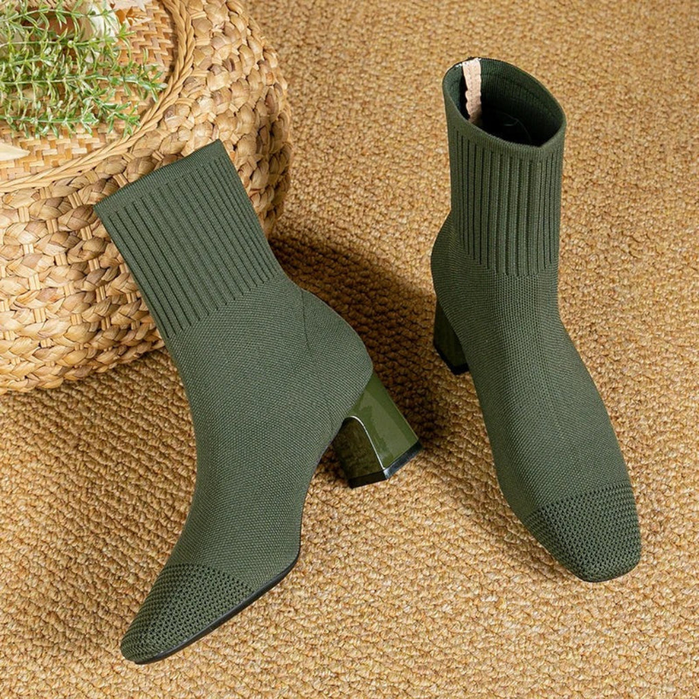 Women's Knitted Boot Socks Comfort Edge Design