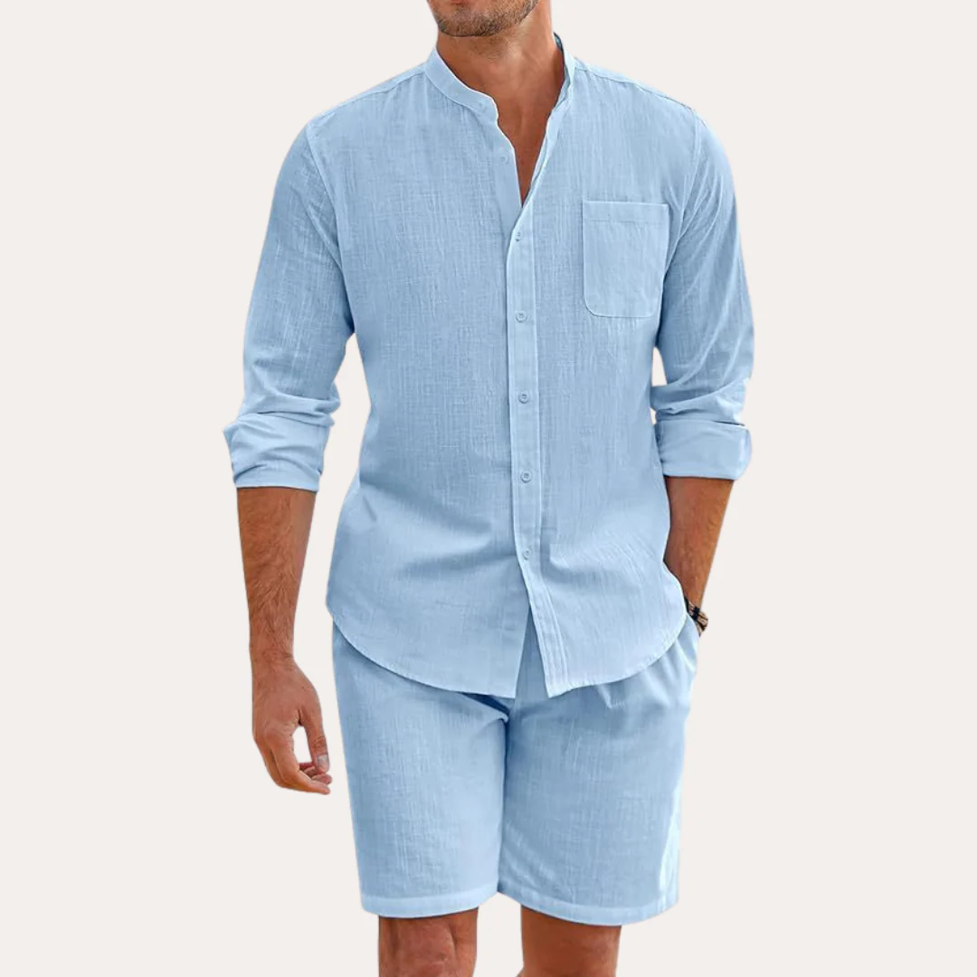 Men's Linen Summer Coordinating Set