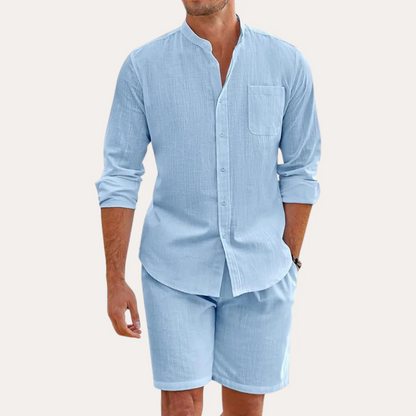 Men's Linen Summer Coordinating Set