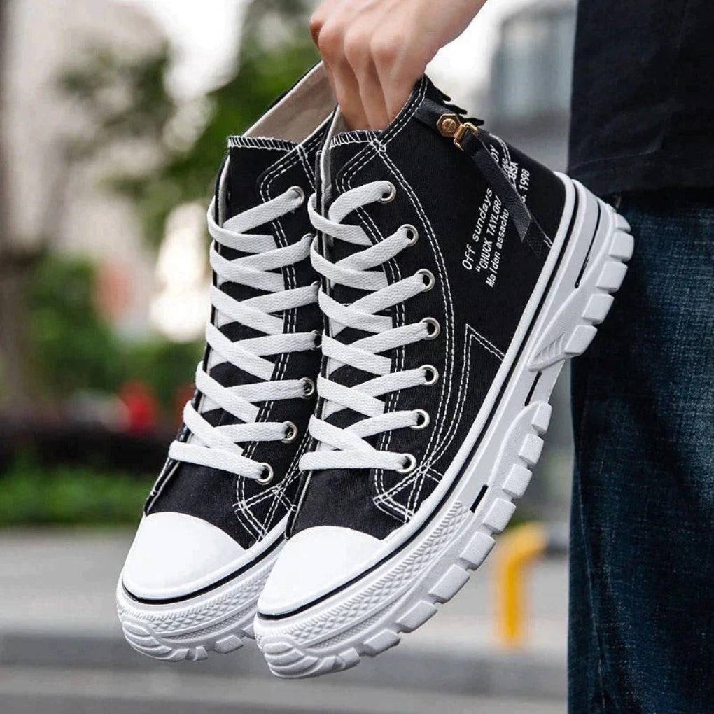 Men's Chunky High Canvas Sneakers