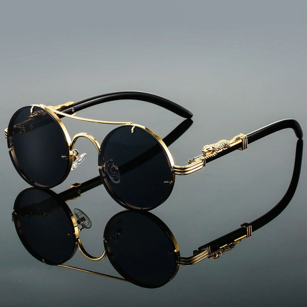 Vintage Double Bridge Sunglasses Retro Style