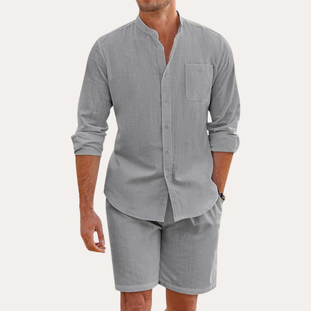 Men's Linen Summer Coordinating Set