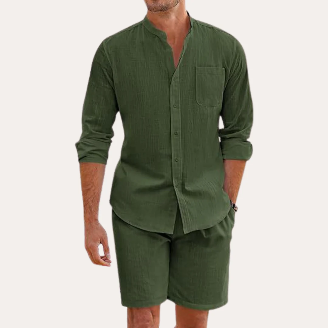 Men's Linen Summer Coordinating Set