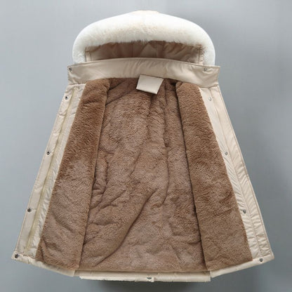 Warm Faux Fur Insulated Winter Coat