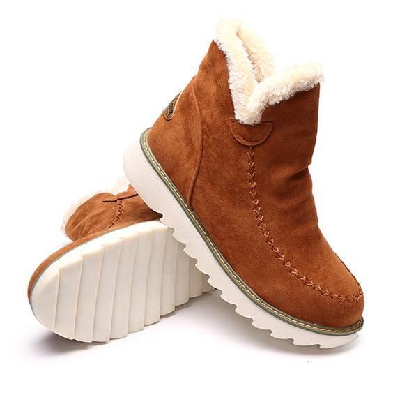 Ladies' Comfortable Ankle Strap Block Heel Boots