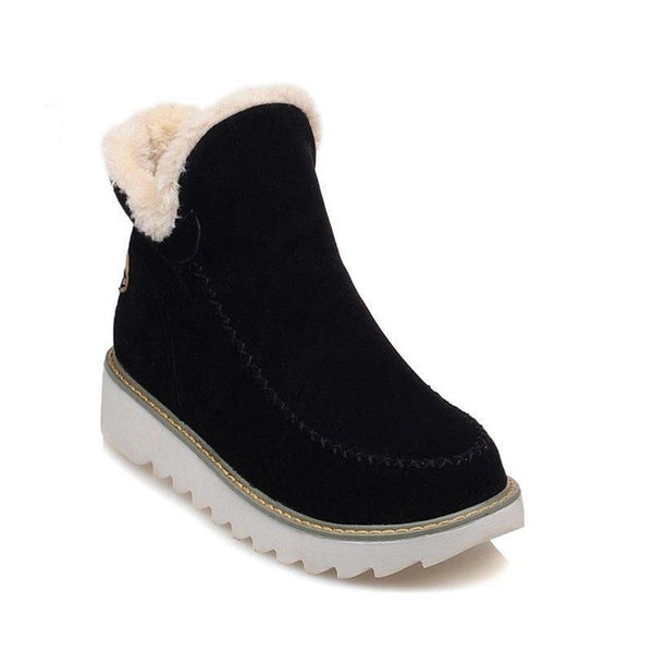 Ladies' Comfortable Ankle Strap Block Heel Boots