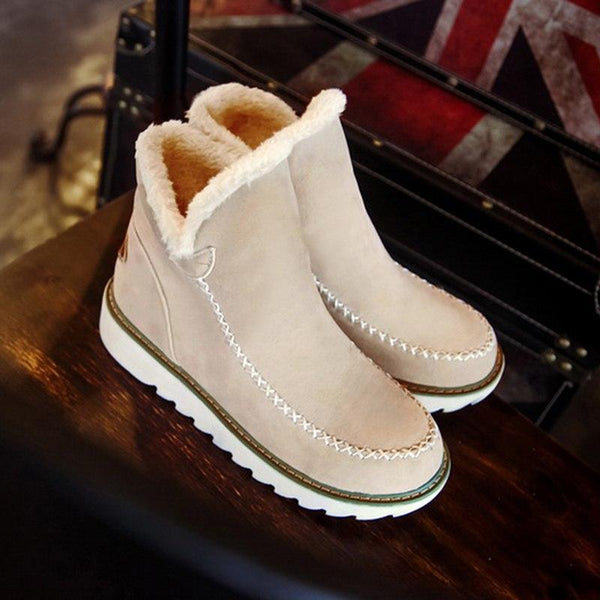 Ladies' Comfortable Ankle Strap Block Heel Boots