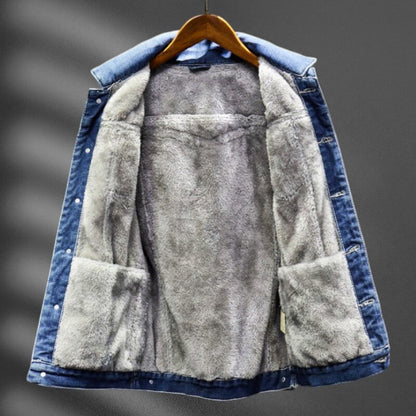 Eco Friendly Dark Blue Jeans Jacket