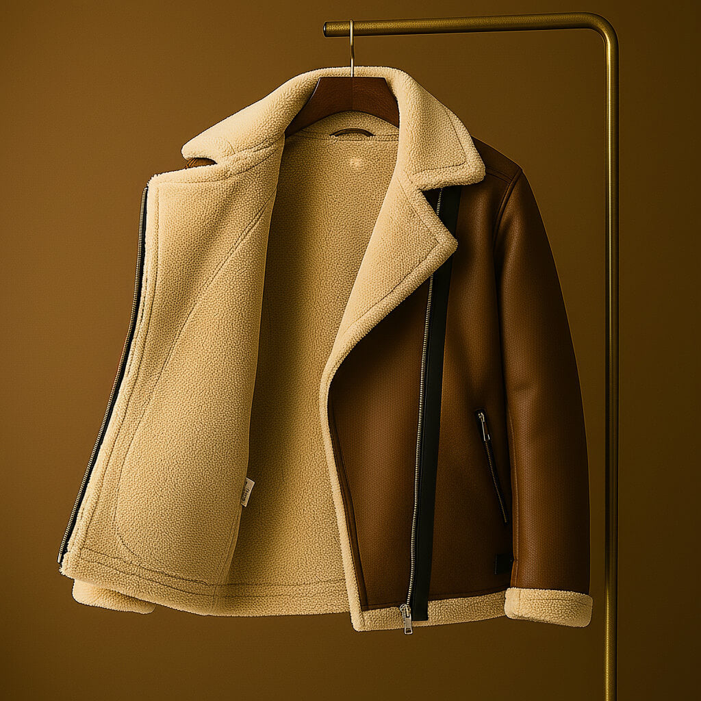 Luxury Soft Suede Leather Jacket