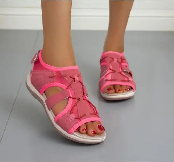 Image of Irene | Women's Open-Toe Adjustable Strap Sandals
