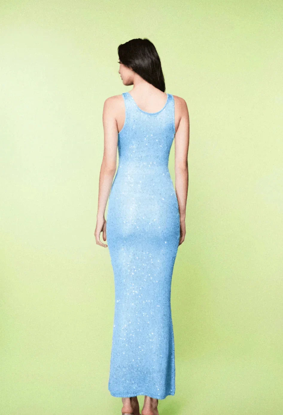 Irina Women's Sleeveless Maxi Dress Icy Blue
