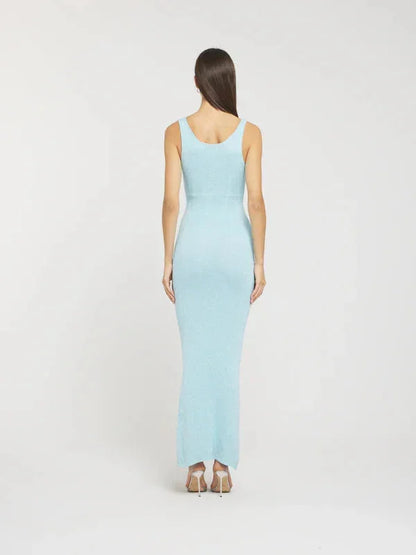 Irina Women's Sleeveless Maxi Dress Icy Blue