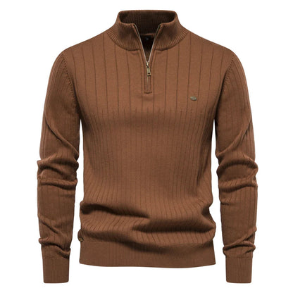 Image of Irving | Men's Half-Zip Slim Fit Sweater