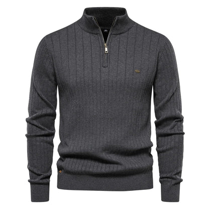 Image of Irving | Men's Half-Zip Slim Fit Sweater