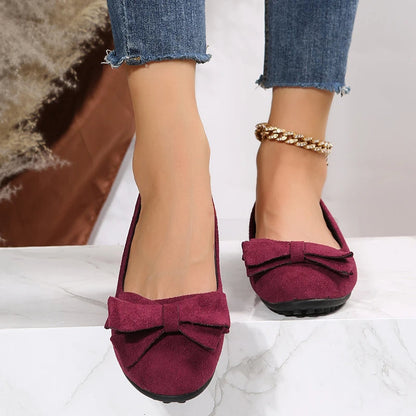 Elegant Ladies Floral Dance Flat Shoes