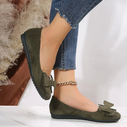 Elegant Ladies Floral Dance Flat Shoes