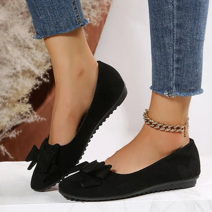 Elegant Ladies Floral Dance Flat Shoes