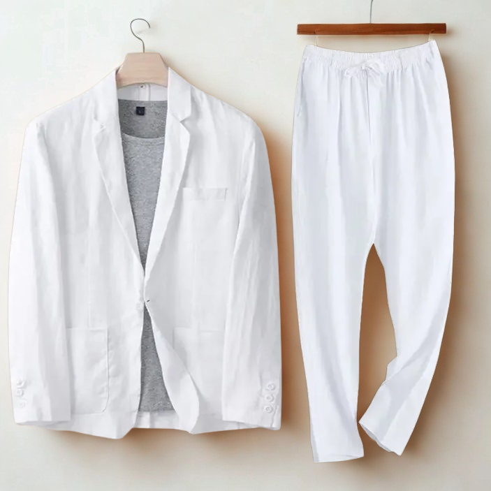 Mens Linen Summer Suit