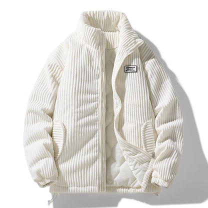 Quilted Corduroy Jacket Bordeaux