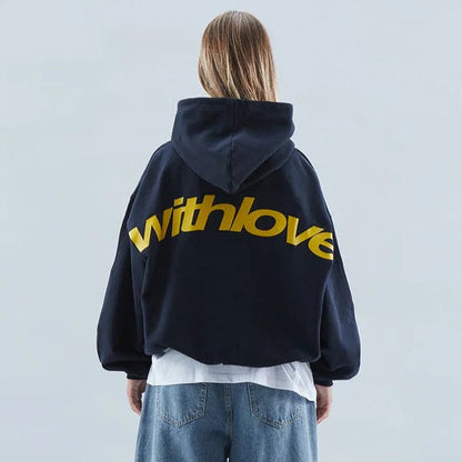 Women's Oversized Graphic Hoodie - VibreMode