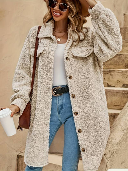 Women's Oversized Long Coat - VibreMode