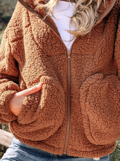 Image of Ivy | Women's Relaxed Fit Zip-Up Jacket