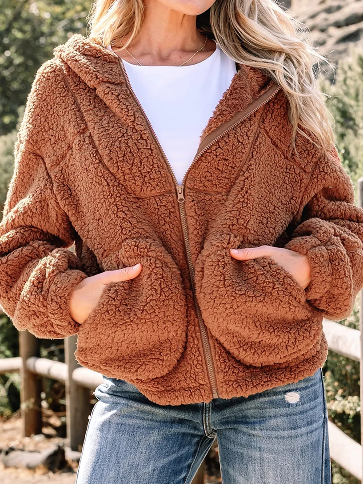 Ivy Women's Zip-Up Jacket Relaxed Fit - VibreMode